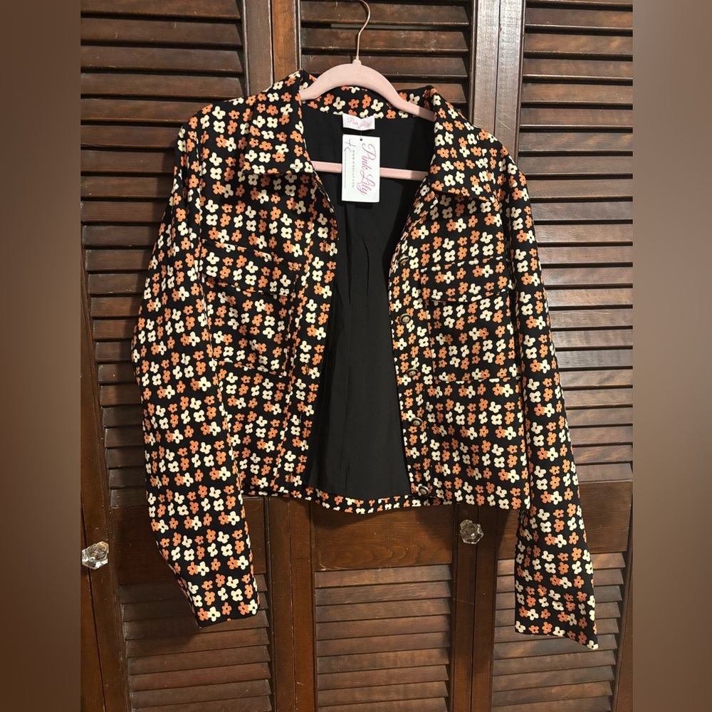 Pink Lily light weight Jacket
